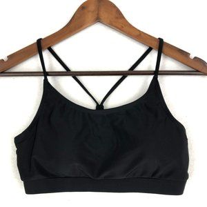 Mountain Warehouse Women's Size 6 Black Sporty Quick-Dry Bikini Top Swim